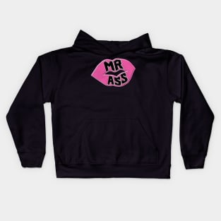 Mr Ass Wrestling (Front/Back Print) Kids Hoodie